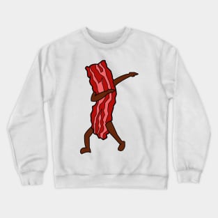 'Dabbing Bacon' Adorable Food Pork Gift Crewneck Sweatshirt